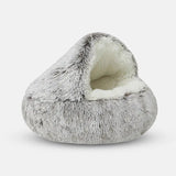Enclosed Orthopedic Dog Cave Bed –  With Joint Support for Small Dogs
